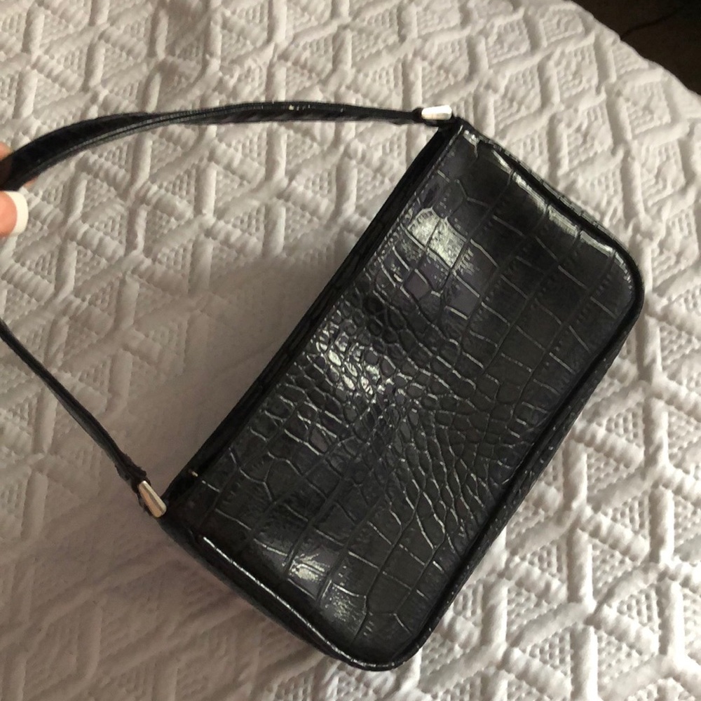 Black Y2K Shoulder Purse